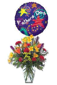 Fathers Balloon Vase