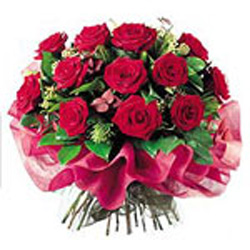 Bouquet with Red Roses