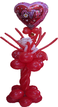 LOVE Balloons Arrangement